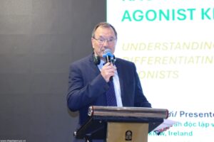 Ông George Tice, Cố vấn khoa học độc lập về chính sách châu Âu với bài trình bày “Lý do Ractopamine vắng mặt tại thị trường Liên minh châu Âu (EU)”