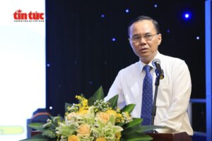 Ông Phạm Kim Đăng, Phó Cục trưởng Cục Chăn nuôi và Thú y phát biểu tại sự kiện gần đây.